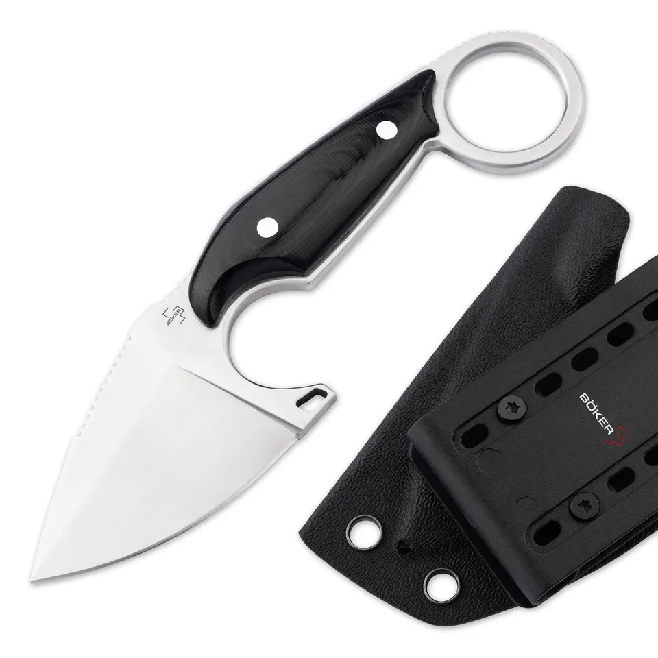 b-ker-plus-enki-neck-knife-d2-micarta-schwarz-kydexscheide image 1