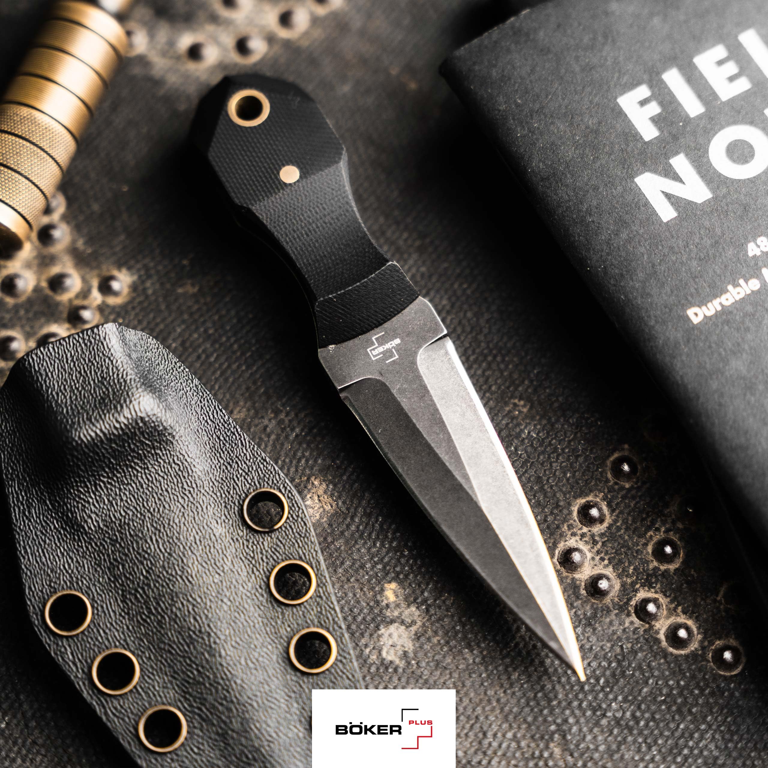 b-ker-plus-pocket-rocket-neck-knife-schwarz-d2-7-cm image 3