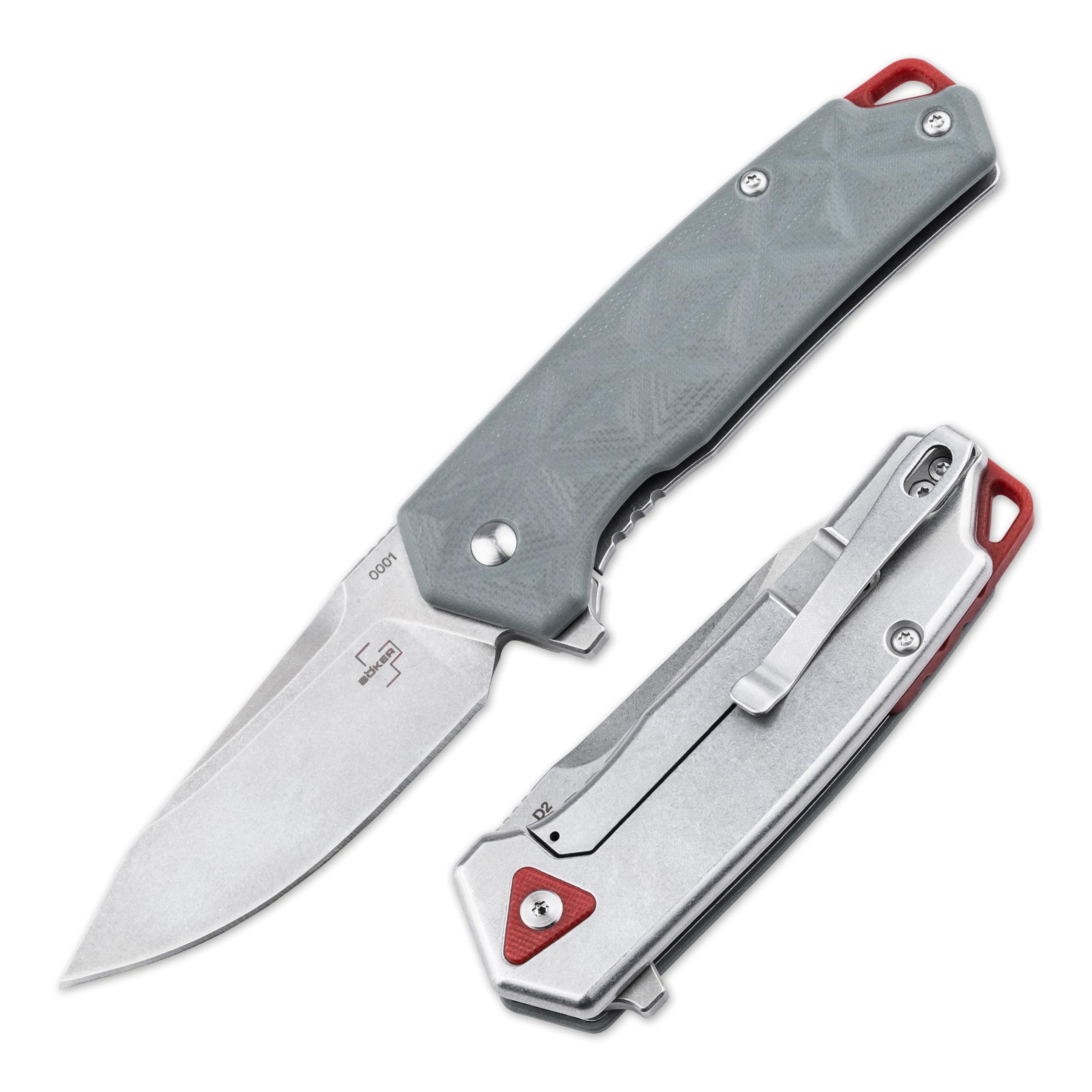 b-ker-plus-gemtek-frame-lock-klappmesser-g10-grau-d2 image 1