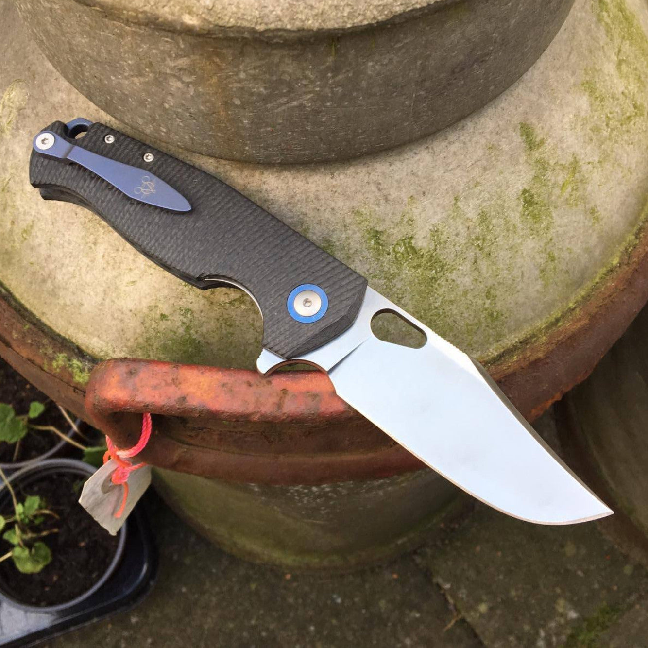 giantmouse-gm2-taschenmesser-m390-bowie-carbon-full-size-edc image 1