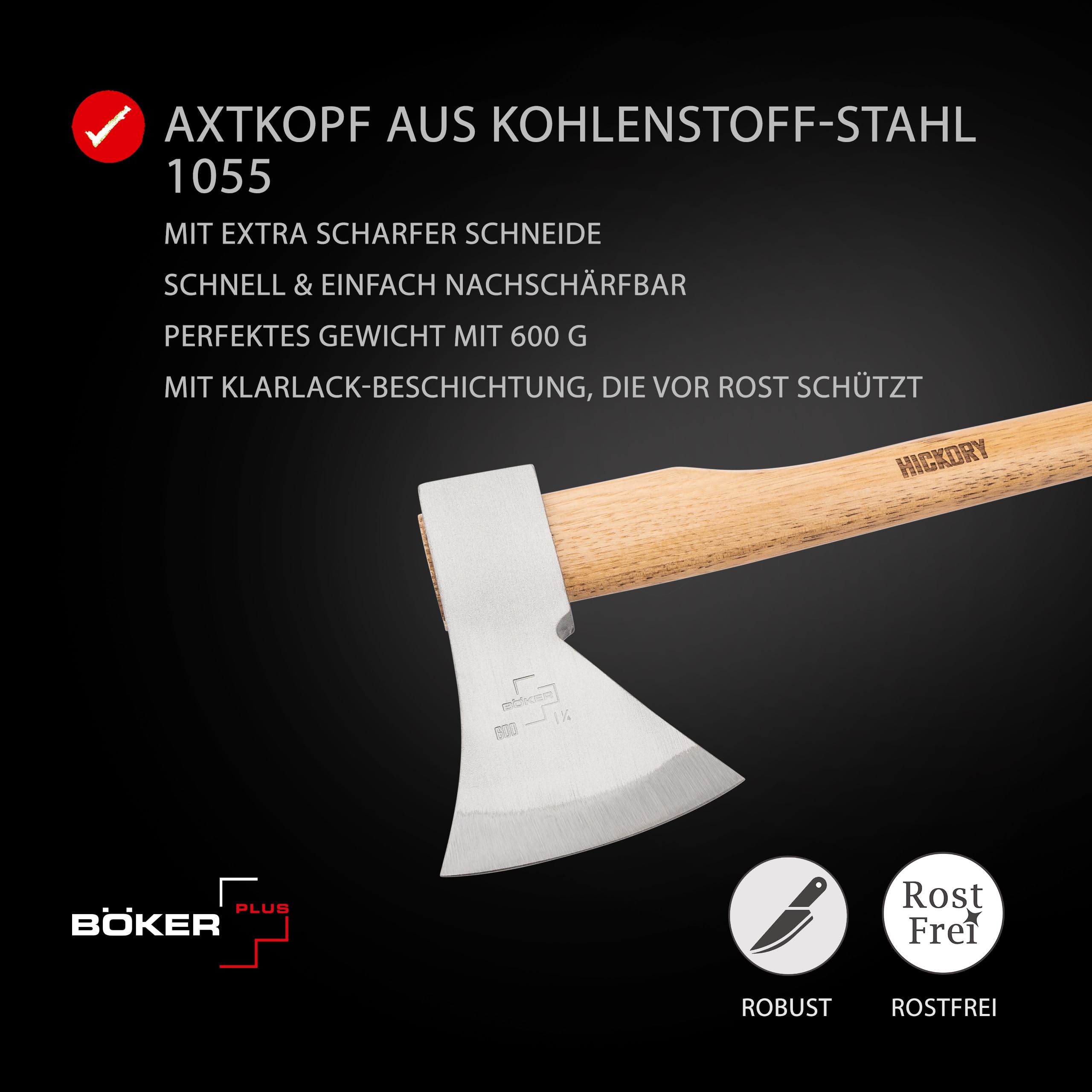 b-ker-plus-appalachian-axe-axt-hickory-600-g-carbonstahl image 3