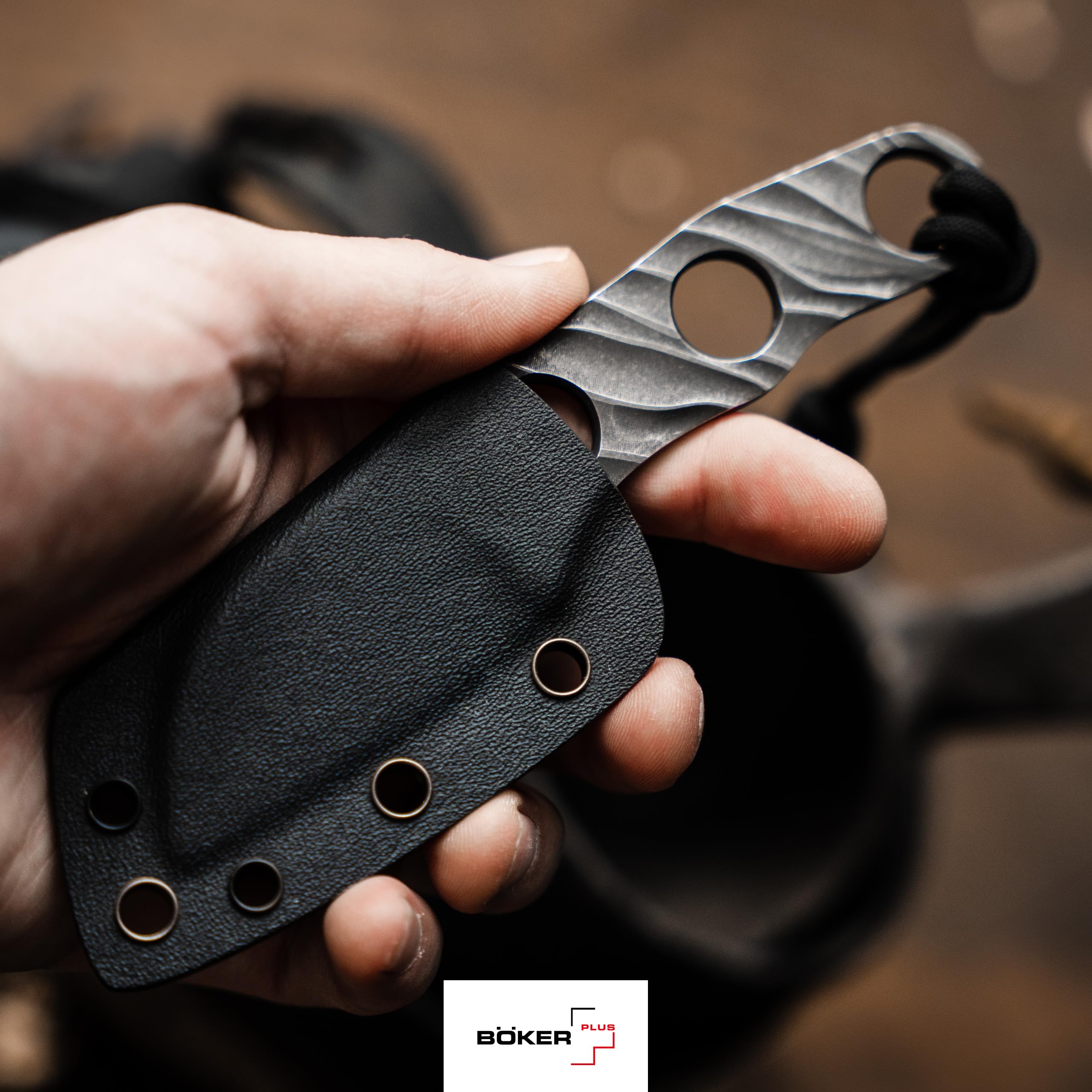b-ker-plus-kazhan-neck-knife-d2-sheepfoot-mit-kydex-scheide image 5