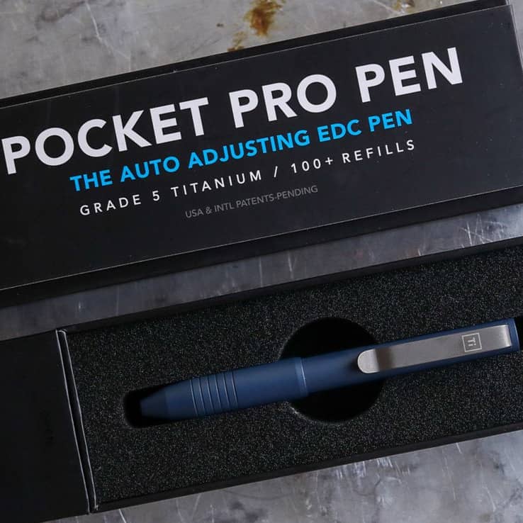bigidesign-ti-pocket-pro-kugelschreiber-blau-cerakote-titan image 1
