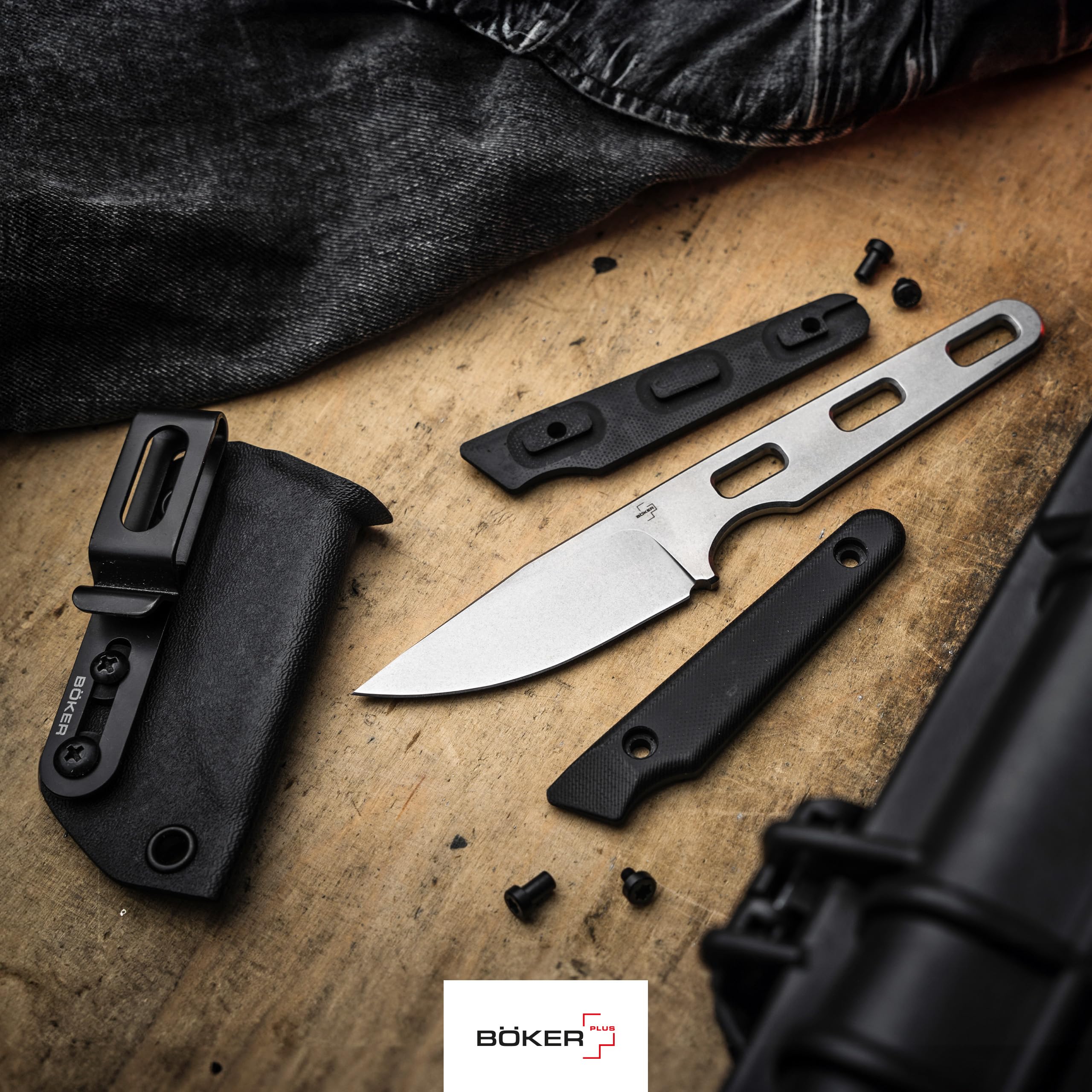 b-ker-plus-sentinal-neck-knife-edc-messer-kydex-sandvik image 7