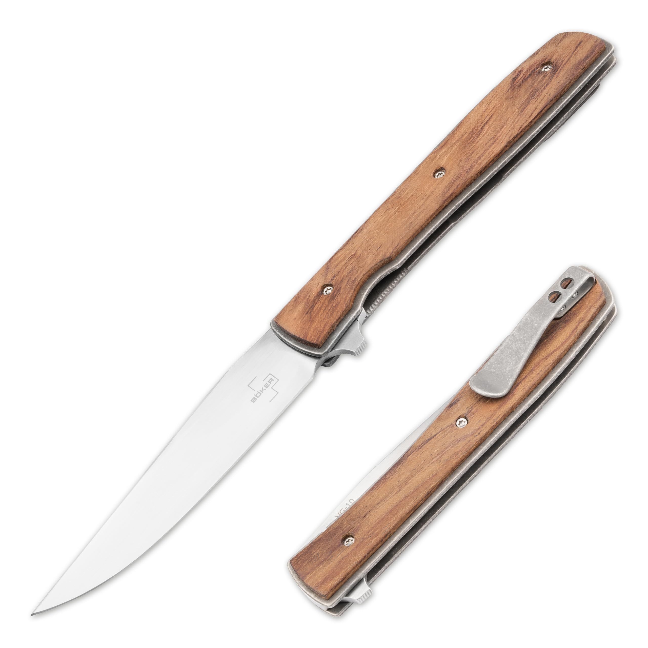 b-ker-plus-urban-trapper-taschenmesser-holz-vg-10 image 1