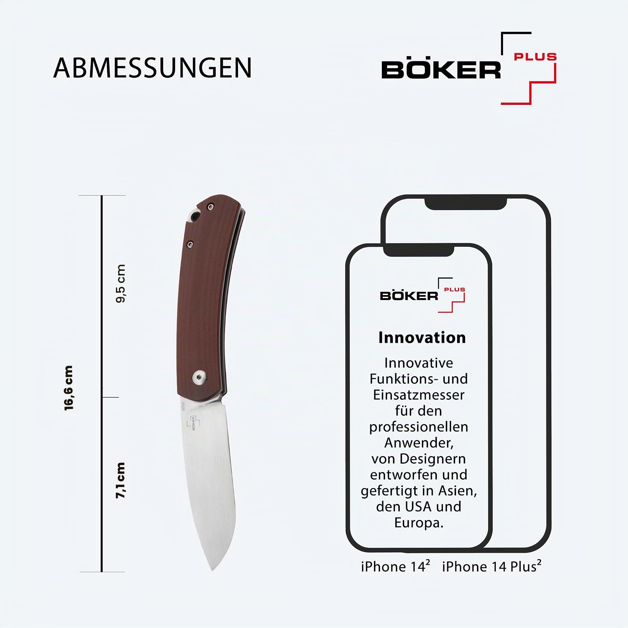 b-ker-plus-boston-slipjoint-taschenmesser-d2-rot-mit-clip image 5