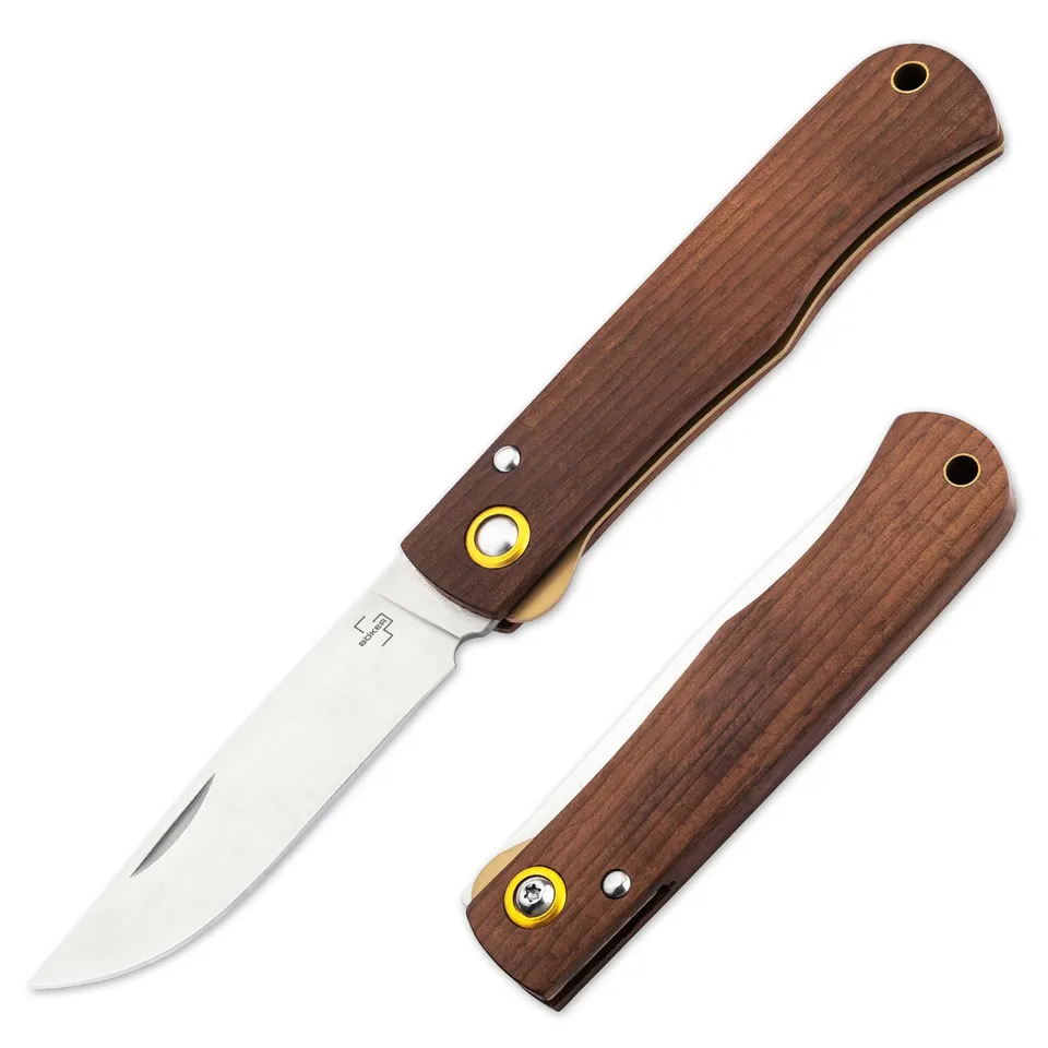 b-ker-plus-rusticus-medium-taschenmesser-holzgriff-42a-konform image 1