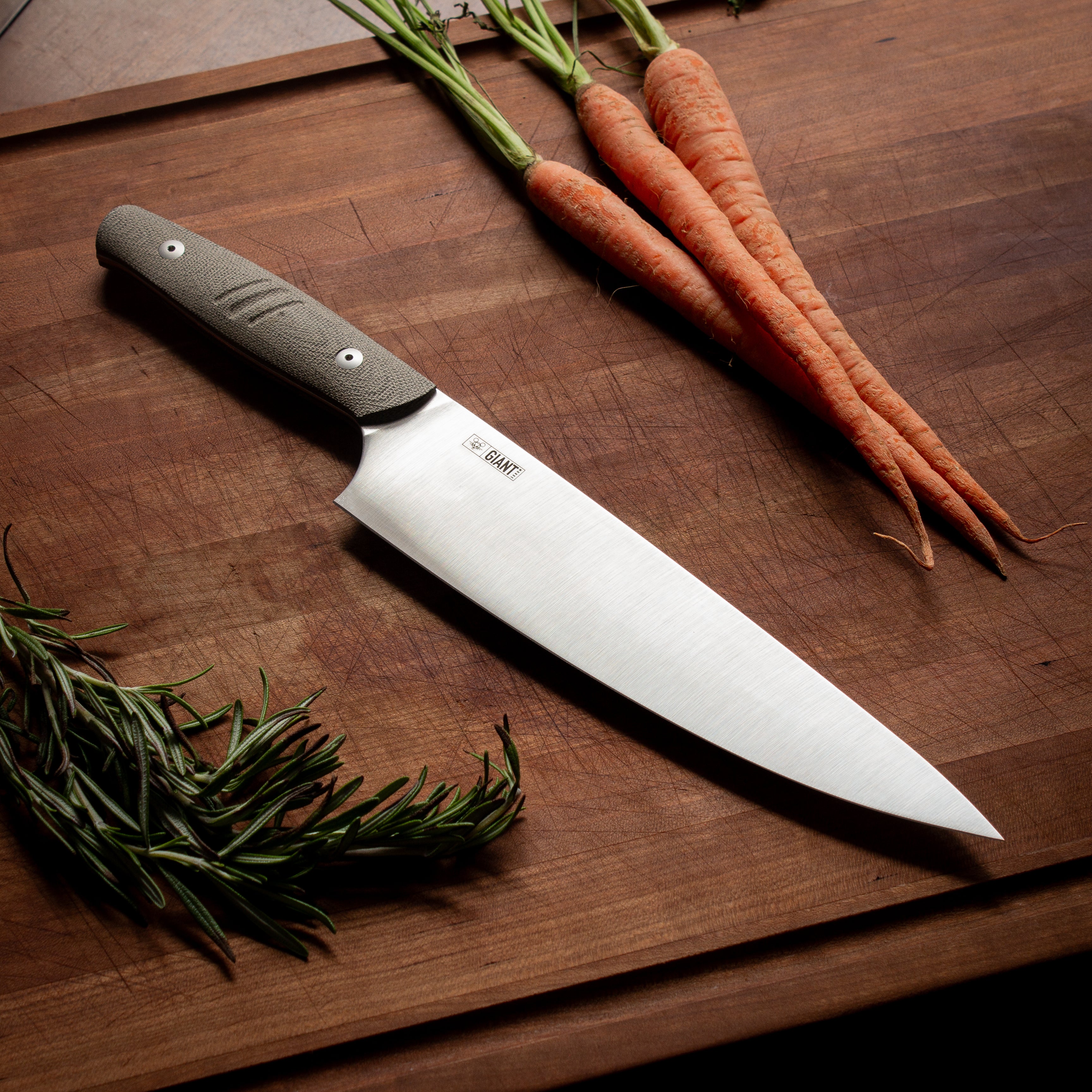 giantmouse-chef-kochmesser-green-canvas-nitro-b-micarta image 2