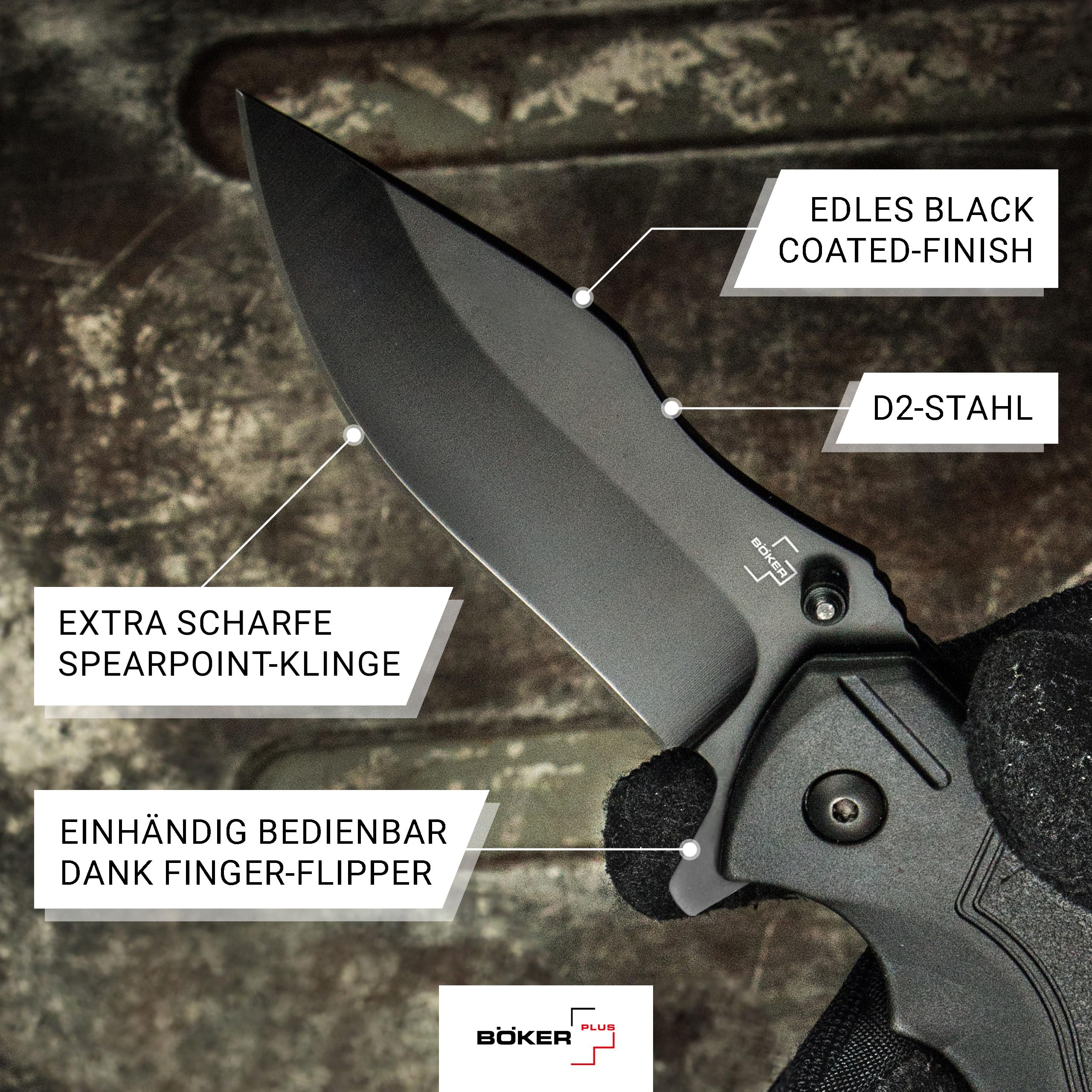 b-ker-plus-all-black-pro-taschenmesser-d2-einhand-schwarz image 3
