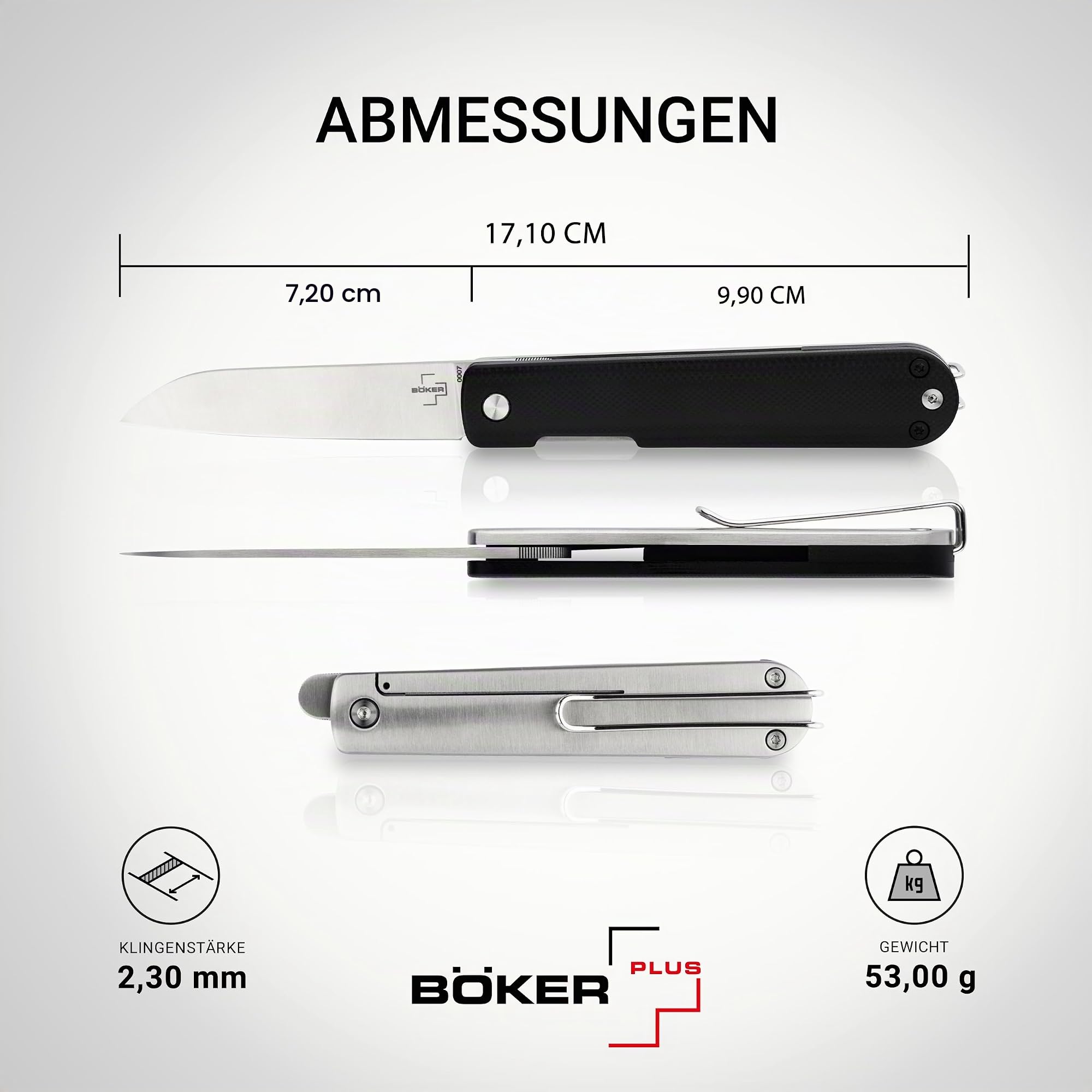 b-ker-plus-friday-taschenmesser-schwarz-sheepfoot-7-2-cm image 2