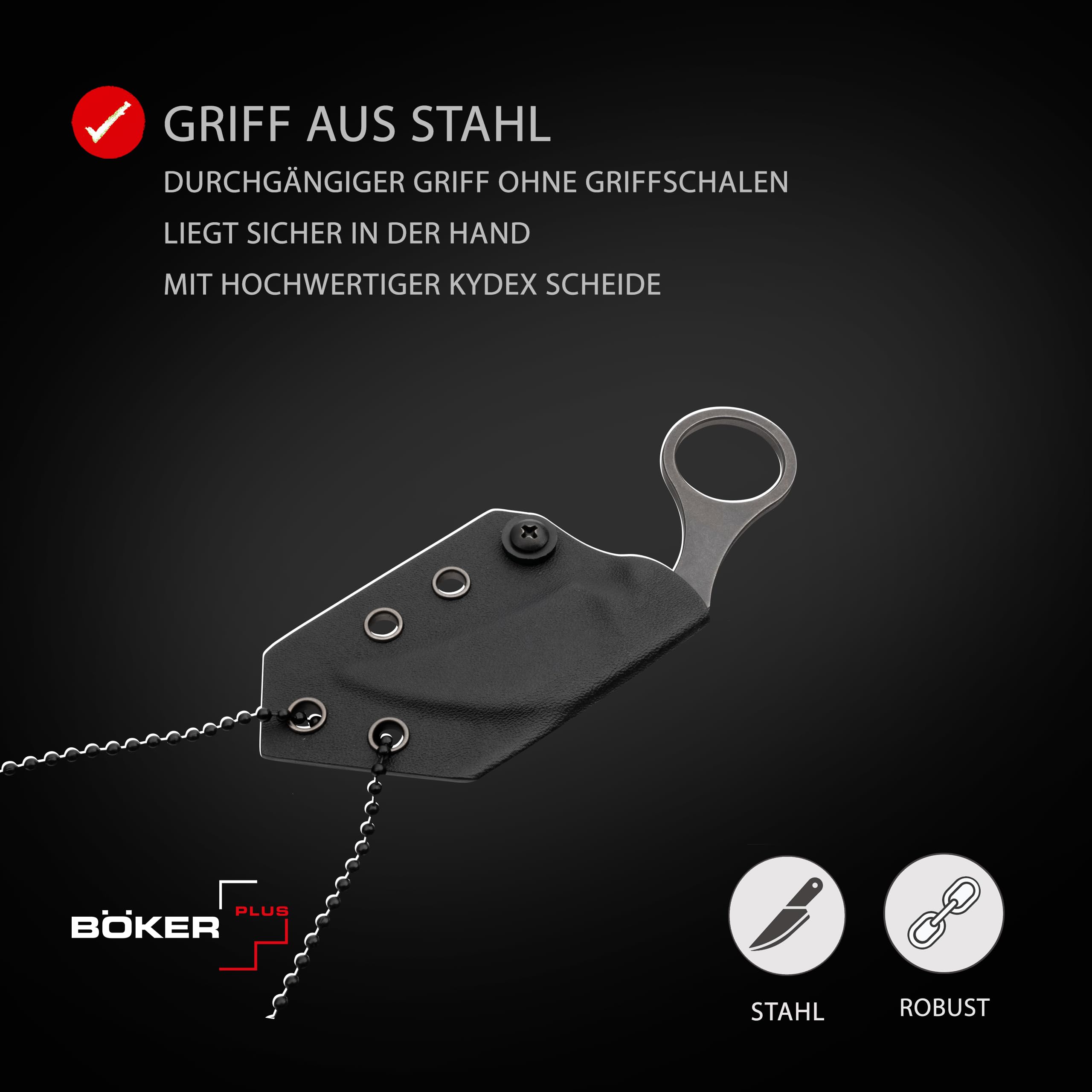 b-ker-plus-bad-moon-karambit-d2-hawkbill-mit-kydex-scheide image 7
