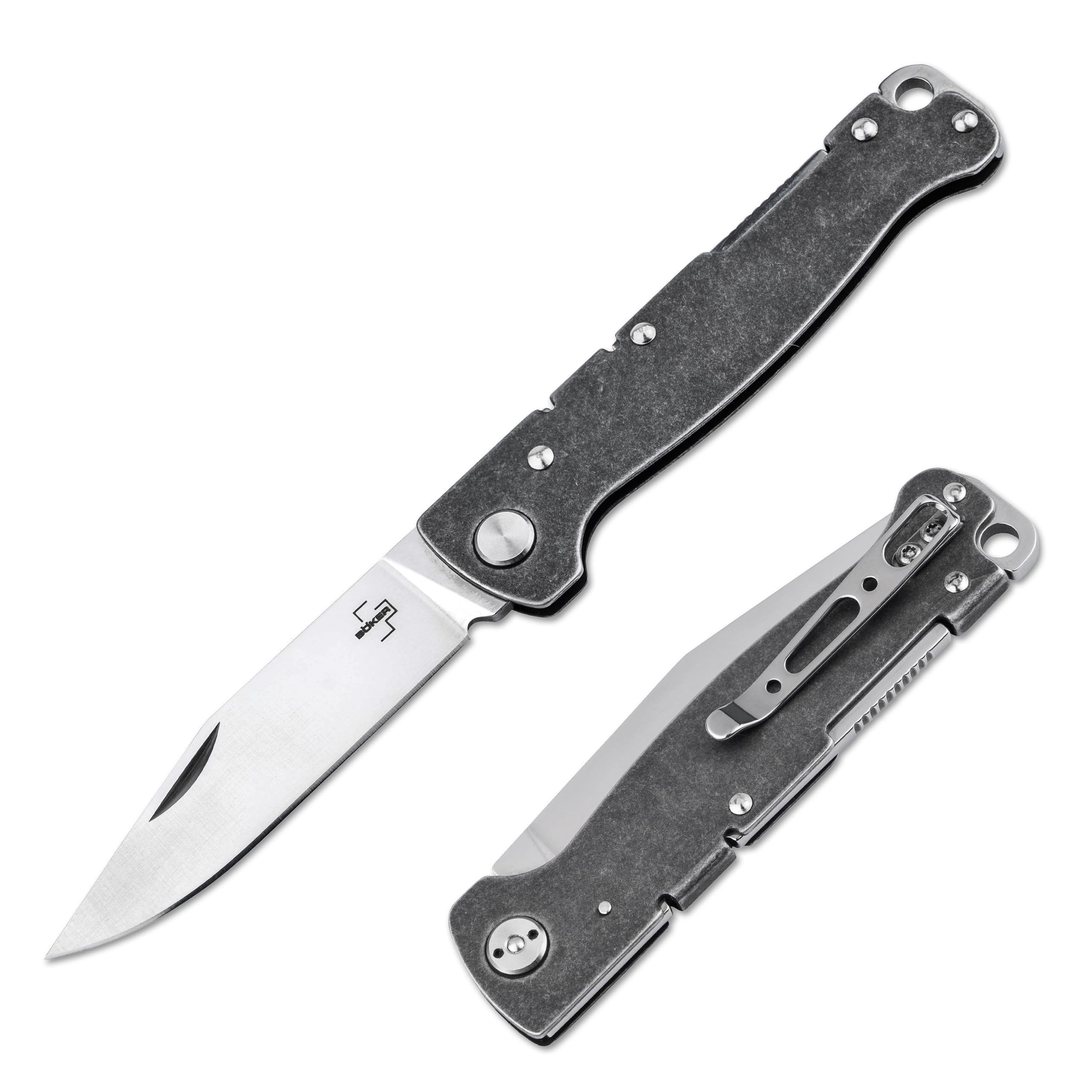 b-ker-plus-atlas-modern-taschenmesser-d2-edelstahl-53g image 1