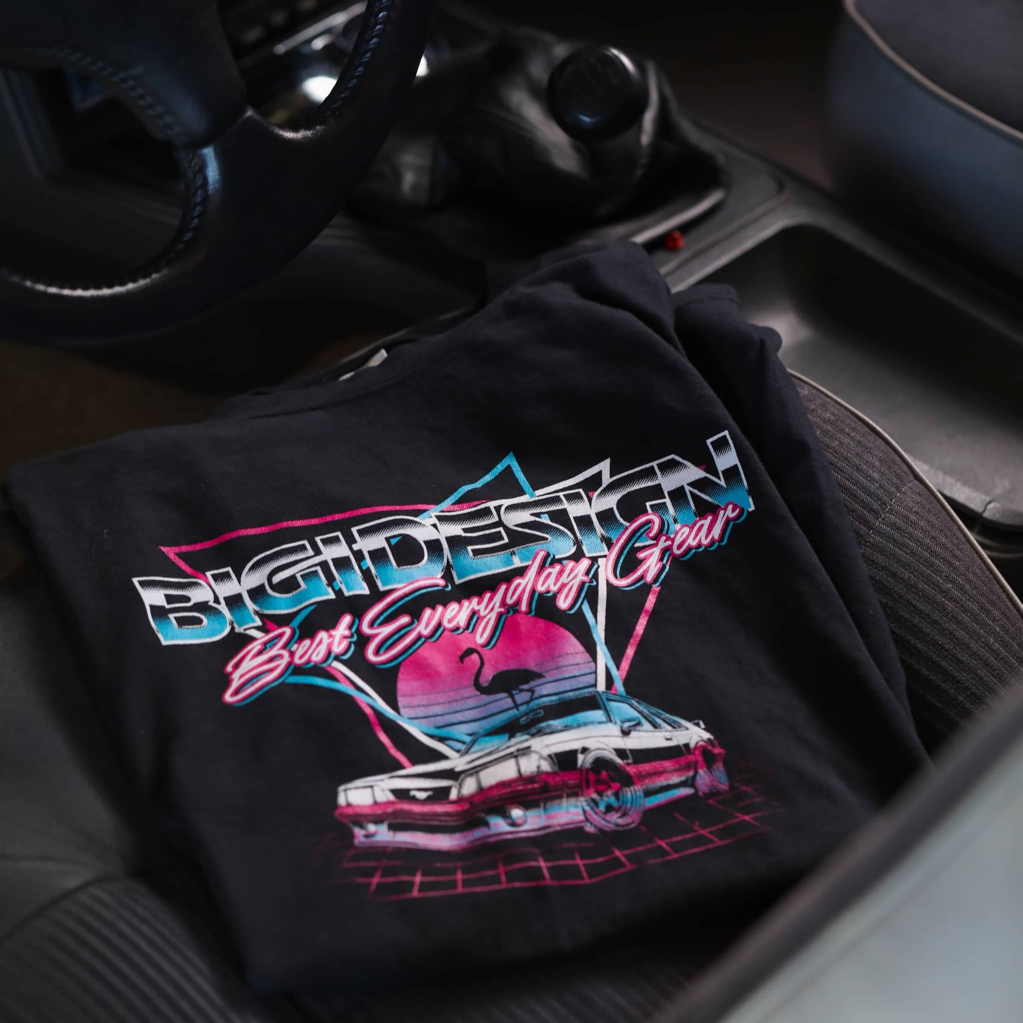bigidesign-merch-80-s-t-shirt-baumwolle-relaxed-fit image 2