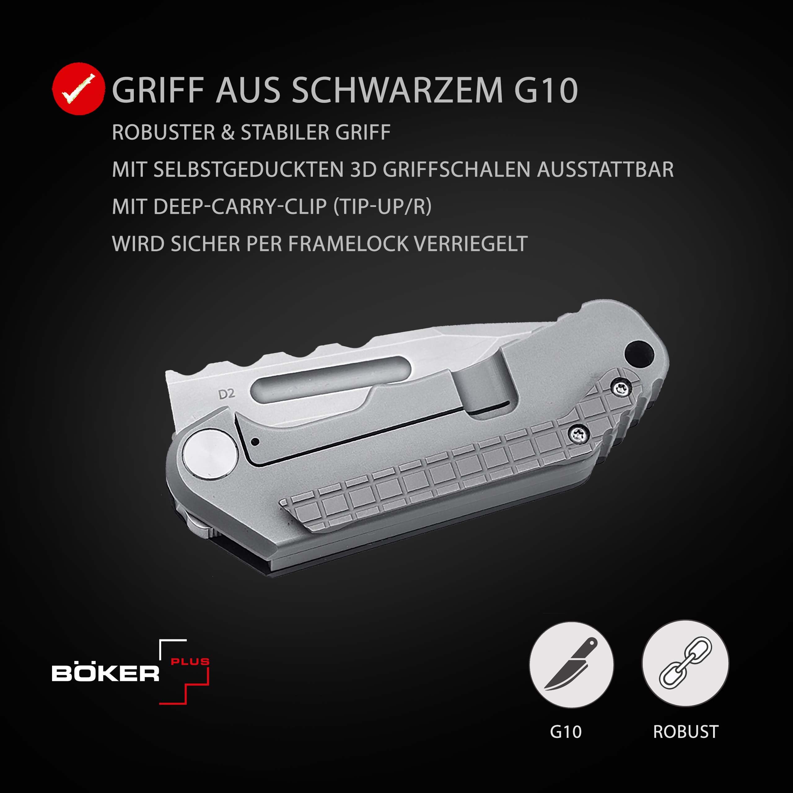 b-ker-plus-dvalin-folder-drop-klappmesser-schwarz-mit-d2-klinge image 5