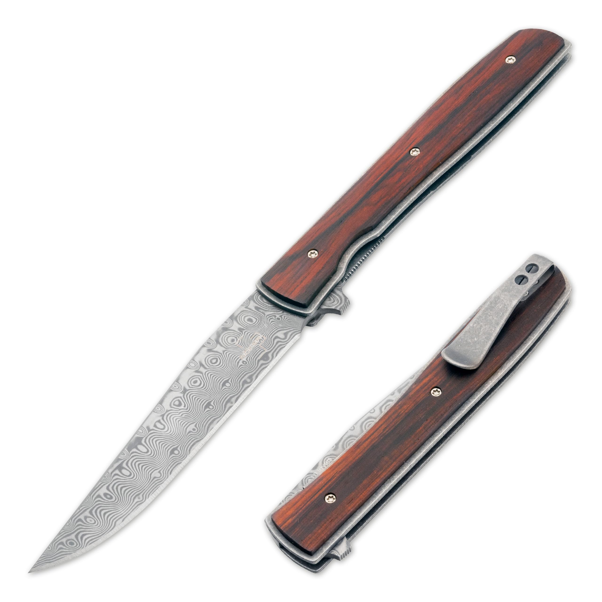 b-ker-plus-urban-trapper-damastmesser-cocobolo-110-lagen image 1