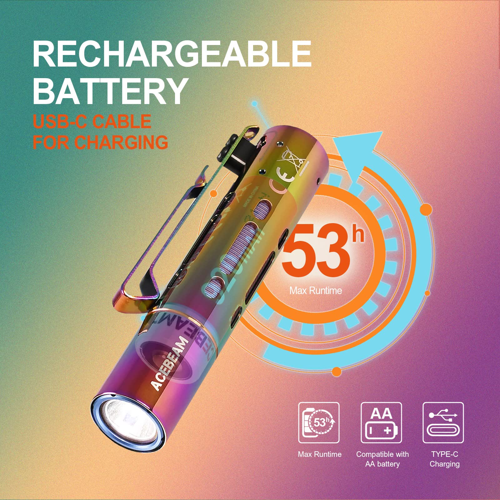 acebeam-rider-rx-rainbow-edc-taschenlampe-650-lumen-cri90 image 4