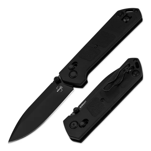 b-ker-plus-kihon-dc-all-black-klappmesser-d2-schwarz image 1