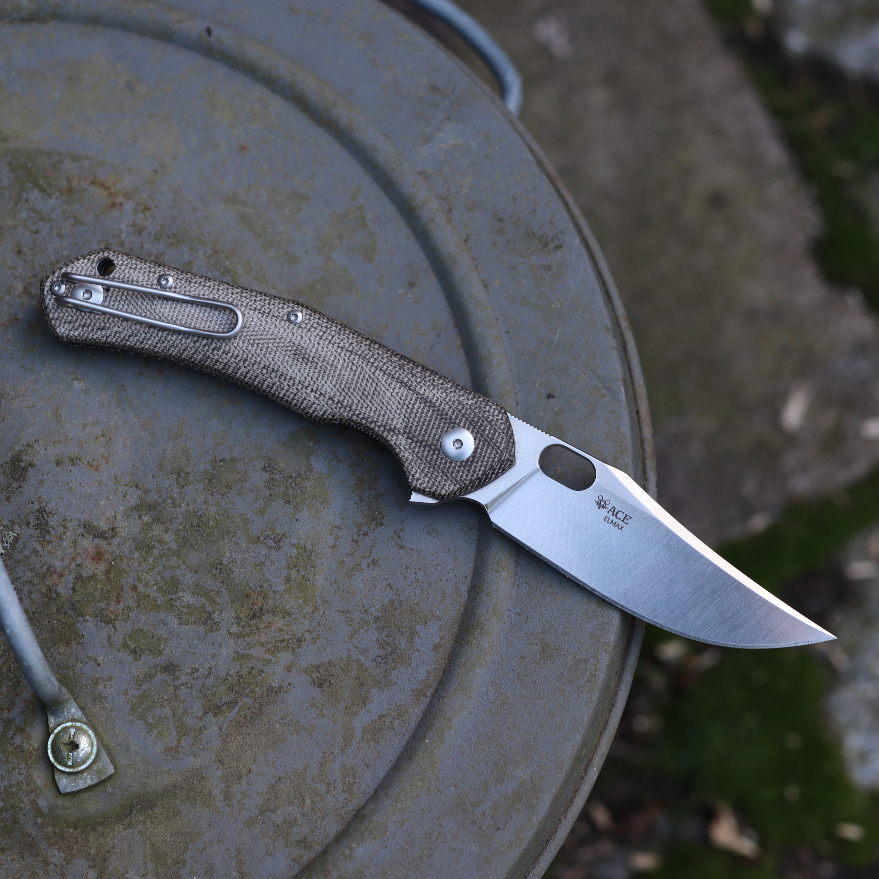 giantmouse-ace-jutland-klappmesser-green-canvas-elmax image 2