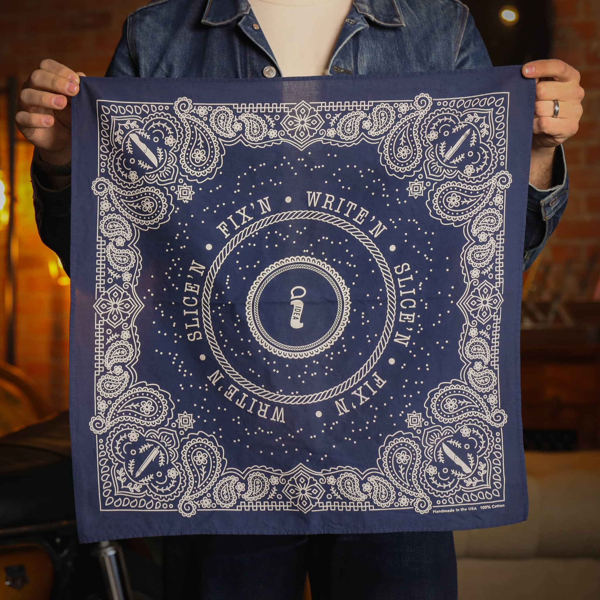 big-idea-design-write-slice-fix-bandana-tuch-blau image 5
